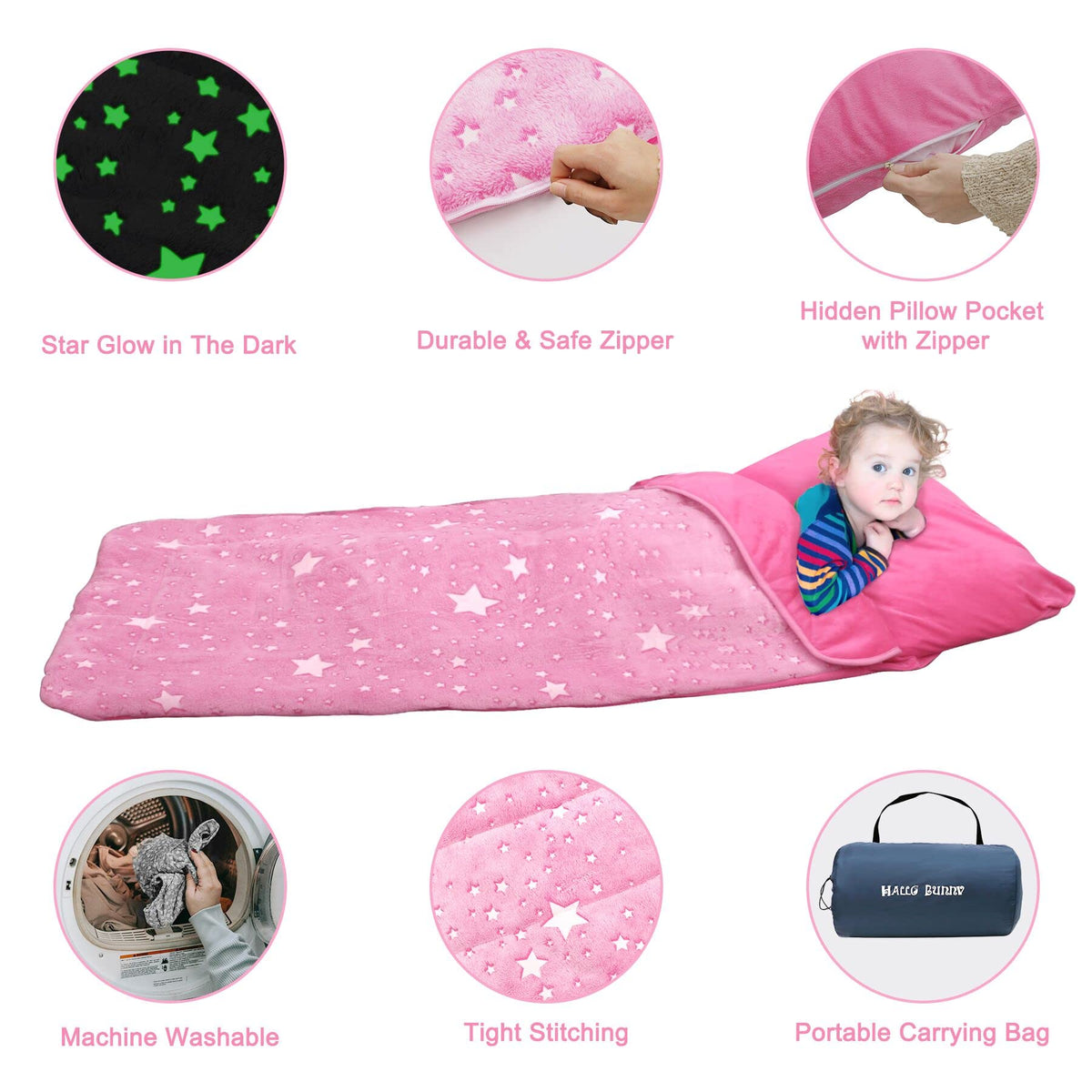 Hallo Bunny plush fabric provides soft, cozy warmth