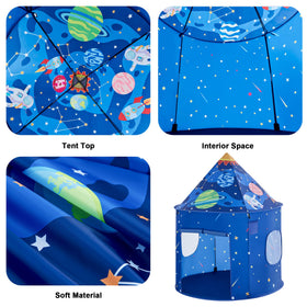 Hallo Deer Rocket Ship Tent carry bag makes portability easy.