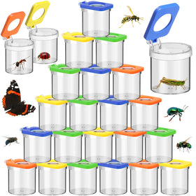 Halloscume 24-piece insect viewer box for kids with clear visibility and sturdy build