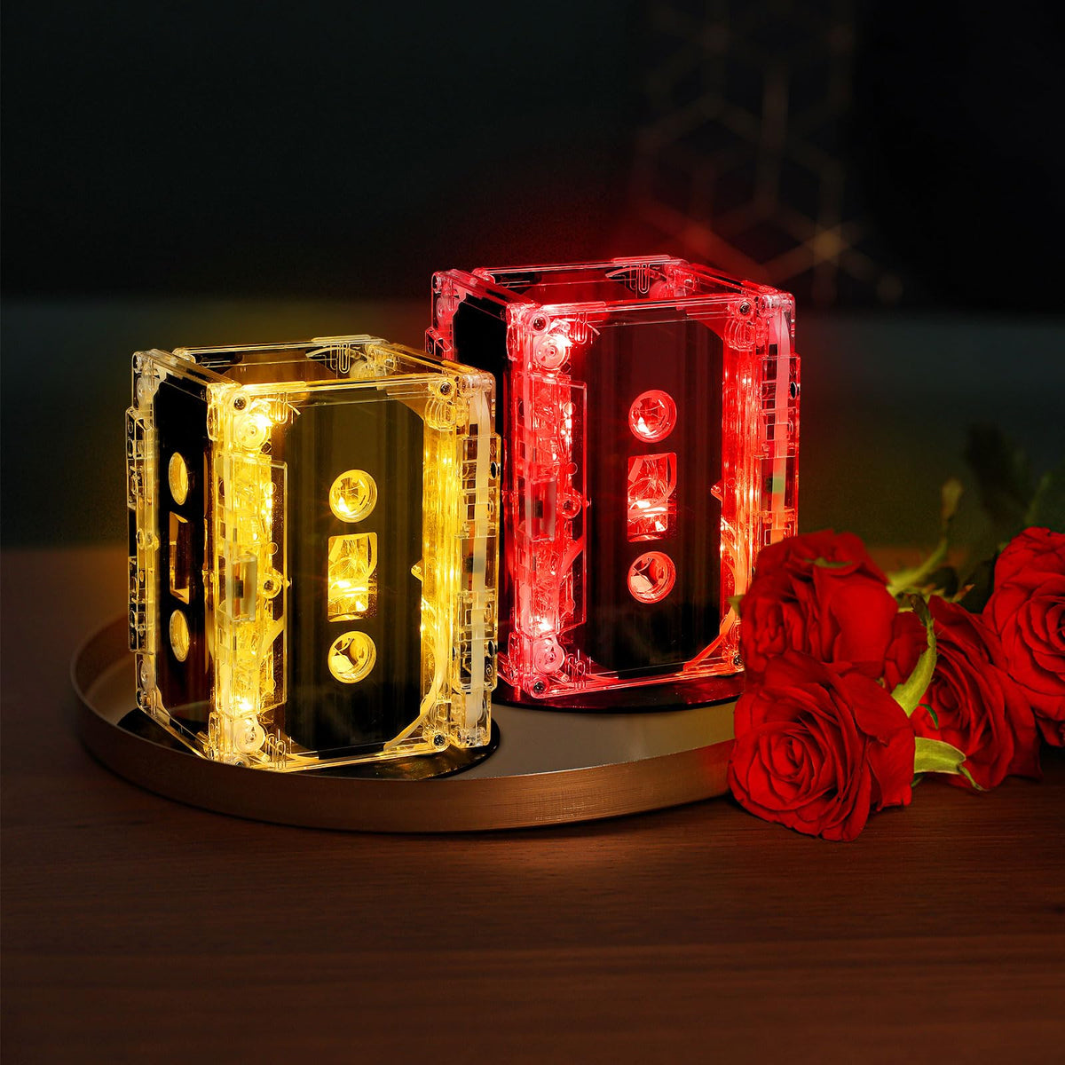 Halloscume boombox-themed table decor sparks conversation and nostalgia