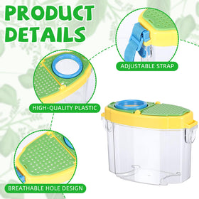 Halloscume bug catcher with adjustable straps for easy carrying.