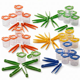 Halloscume bug viewer kit with flip top box provides safe insect observation for kids.