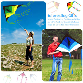 Halloscume six-pack delta kites ideal for shared family activities.
