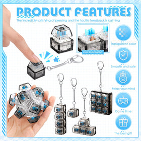 Halloscume durable transparent PC construction with zinc alloy lanyard for daily use.