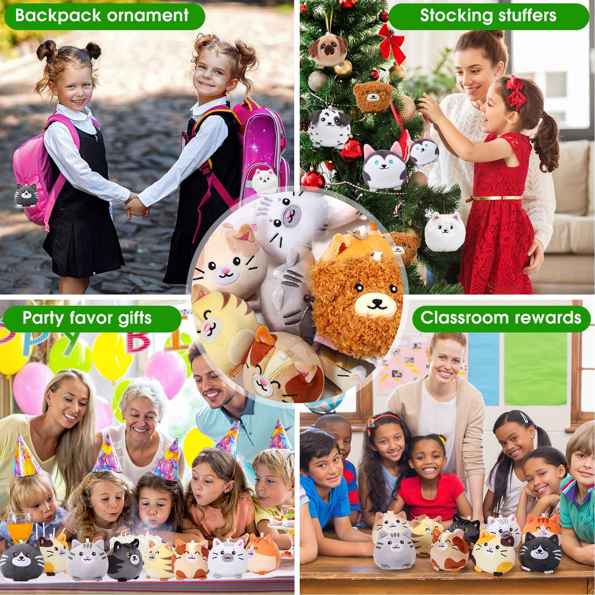 Halloscume Easter basket fillers, tiny plush gifts for kids.