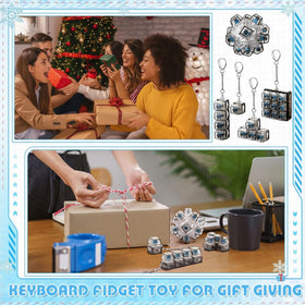 Halloscume gift-ready keyboard fidget set, perfect for adults and professionals.