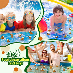 Halloscume Highland Cow floating bath decor keeps water play engaging.