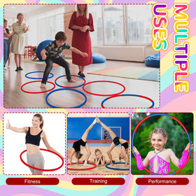 Halloscume lightweight, durable plastic hoops for indoor and outdoor use