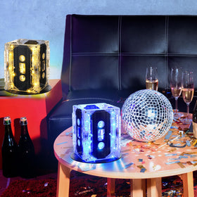 Halloscume retro 80s/90s decor creates nostalgic party focal points