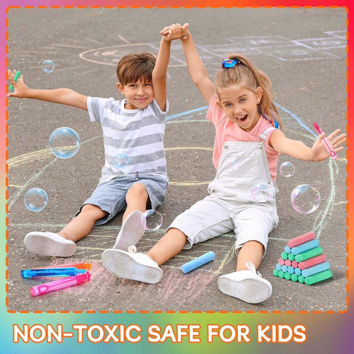 Halloscume non-toxic bubble solution for safe, foamy bubble play.