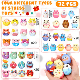 Halloscume soft PU foam animal stress balls for tactile sensory play.