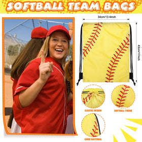 Halloscume softball charm bracelets with wax rope, perfect team gifts