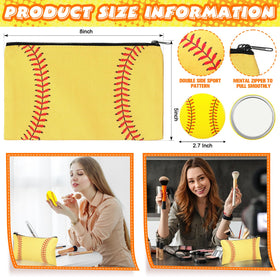 Halloscume softball keychains easily attach to bags, keeping team spirit close