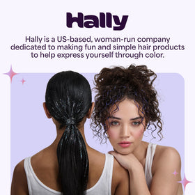 Hally Hair Gems multicolor display showcasing color variety for daily wear