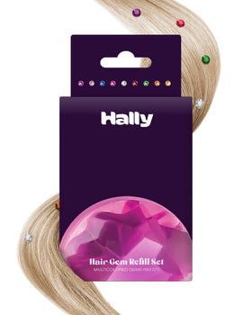 Hally Hair Gems refill set with 180 gems for quick sparkle customization