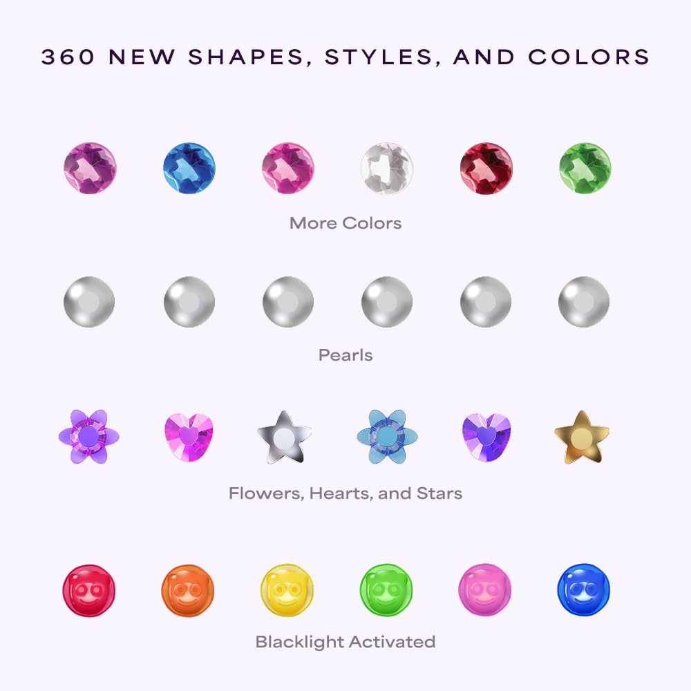 Hally Hair Green and clear gems bundle for St. Patrick's Day sparkle.