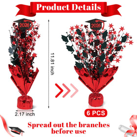 HALOGATE 2026 class display centerpiece with bold numbers and glitter accents.