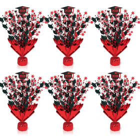 HALOGATE graduation centerpiece featuring star burst glitter for festive tables.