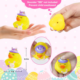Halovin Easter ducks smiling duck aids social play and bath time delight.