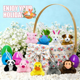 Halystar bunny plush inside Easter egg for Easter baskets