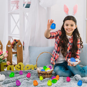 Halystar colorful set includes two chicks per color for balanced assortment.