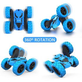 Hamdol Blue Thunder RC car rear view showing stability and durability