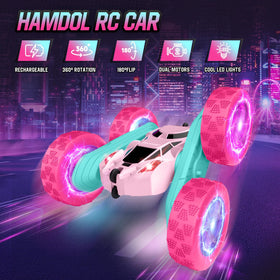 Hamdol Glow LED tires illuminate every spin, boosting indoor play and nighttime fun.