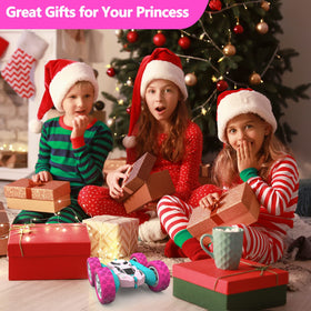 Hamdol Pink Star Edition RC car safe materials mean worry-free play.