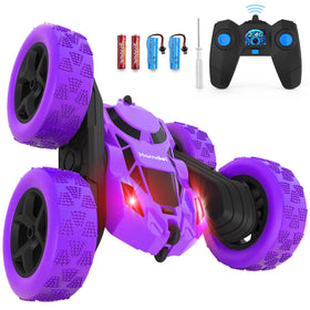 Hamdol Purple Nova 360° flips showcase for kids' stunt play