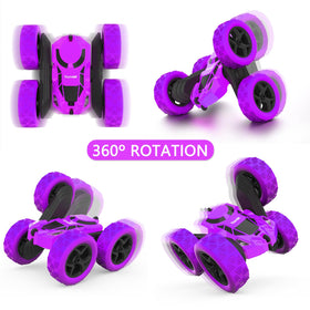 Hamdol Purple Nova LED headlights improve visibility during dusk racing