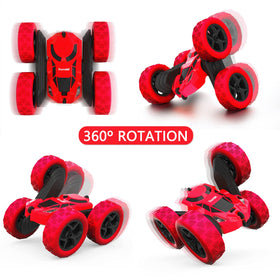 Hamdol Red Blaze with LED headlights lighting indoor nighttime races