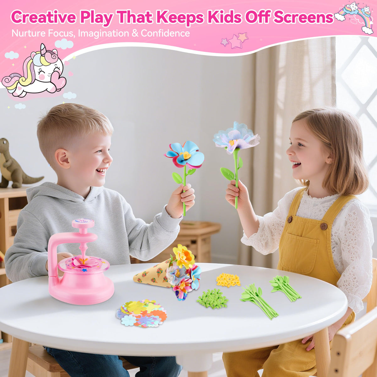 Hamdol social-play bouquet kit perfect for group projects and playdates.