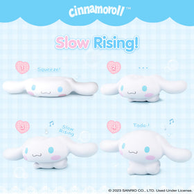 Hamee Cinnamoroll slow-rise squishy toy rising for desk stress relief