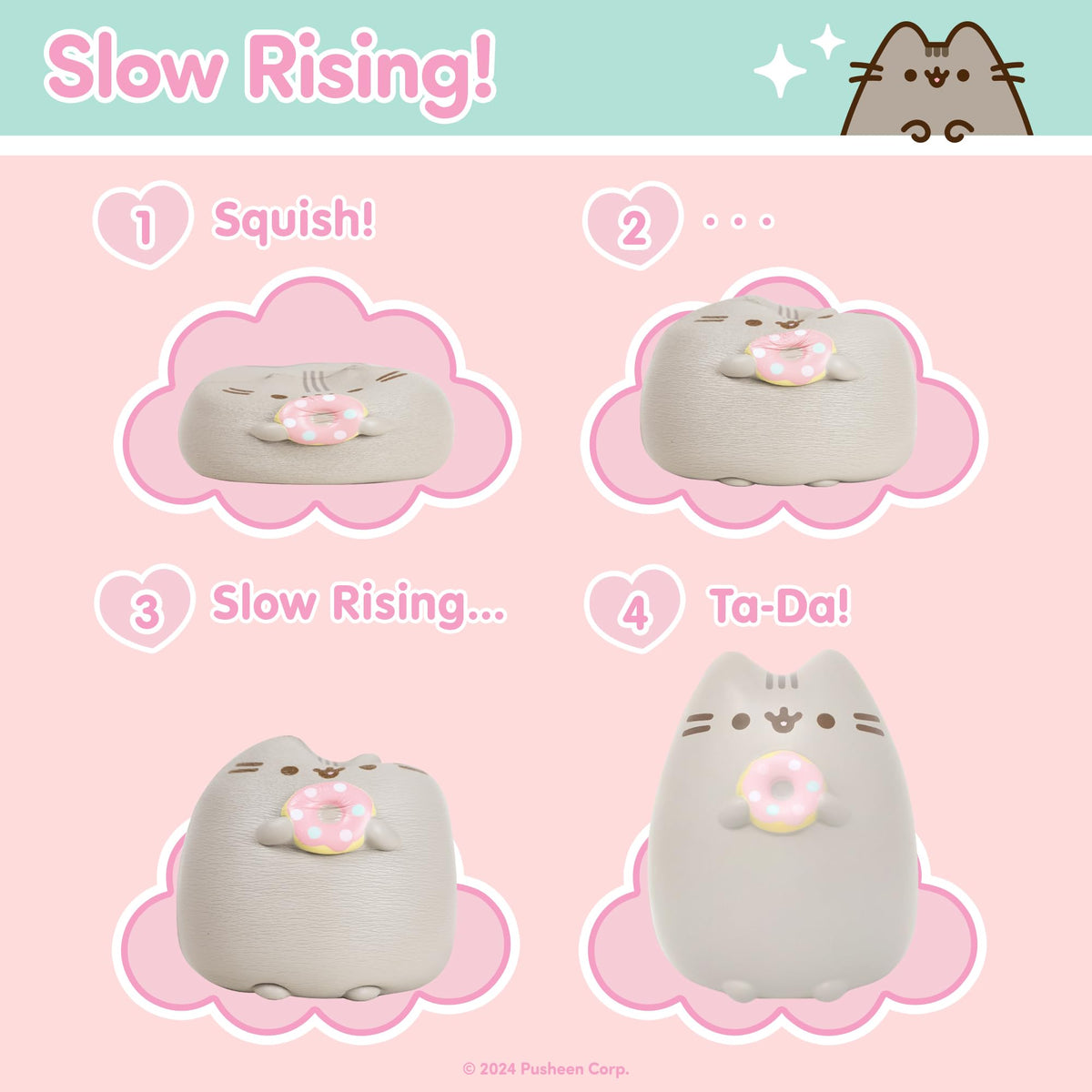 Hamee Pusheen bread scent squishy inviting aroma during playtime.
