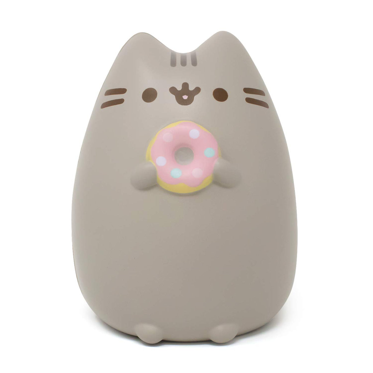 Hamee Pusheen donut squishy with soft texture and bread scent for stress relief.