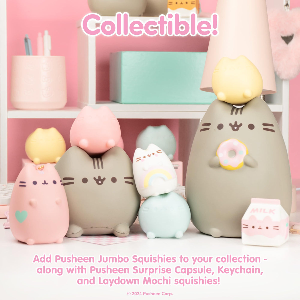 Hamee Pusheen gift-ready squishy ideal for gifting or party favors.