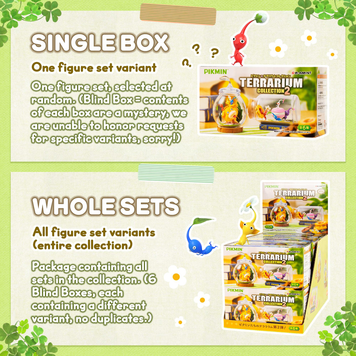 Hamee RE-Ment Pikmin yellow bottle scene figure ideal for shelf décor.