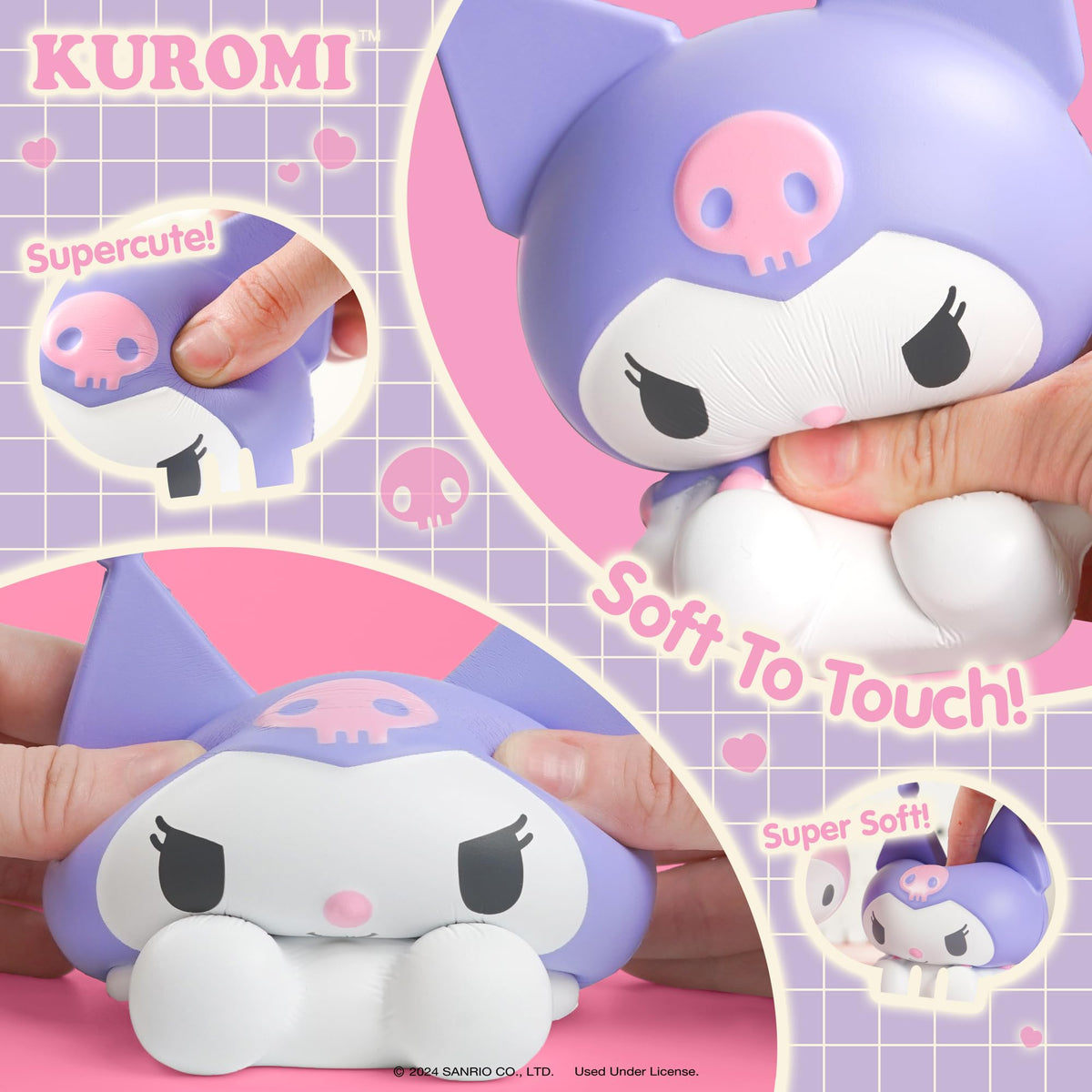 Hamee SquiSHU Buddy close-up of soft foam texture and squish.