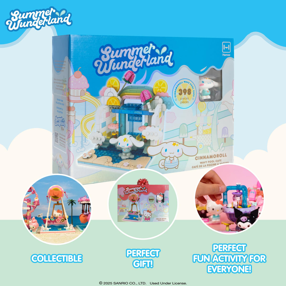 Hamee Summer Wunderland ferris wheel – colorful motion-filled centerpiece for kids rooms.