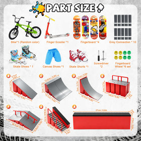 Hamino travel-friendly fingerboard kit for on-the-go practice