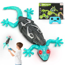 Hamino wall climbing gecko front view for immersive wall-crawl play.
