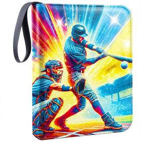 HAMKOT zipper cards binder 900-pocket open showcases large capacity for growing card collections.
