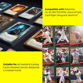 HAMKOT zipper binder cards-collection-display helps showcase favorite cards neatly