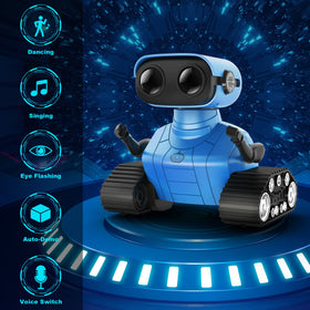 Hamourd robot toy performing dance moves to inspire imagination and movement.