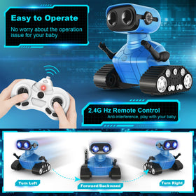 Hamourd toy robot with flexible head and arms for expressive play.