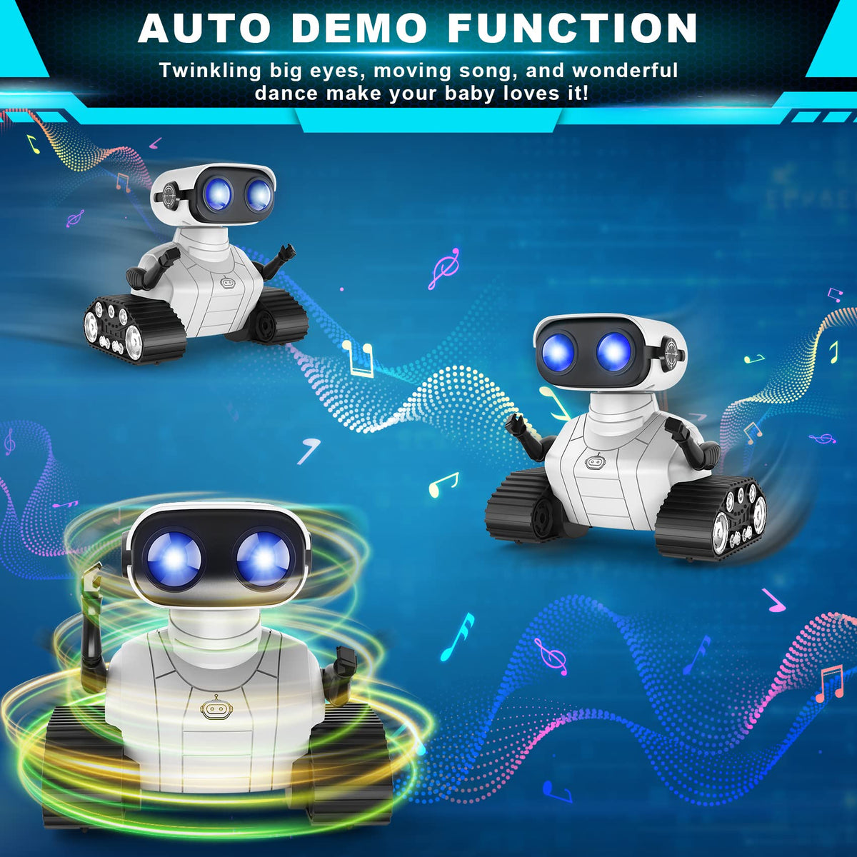 Hamourd robot features flexible head and arms for expressive poses.