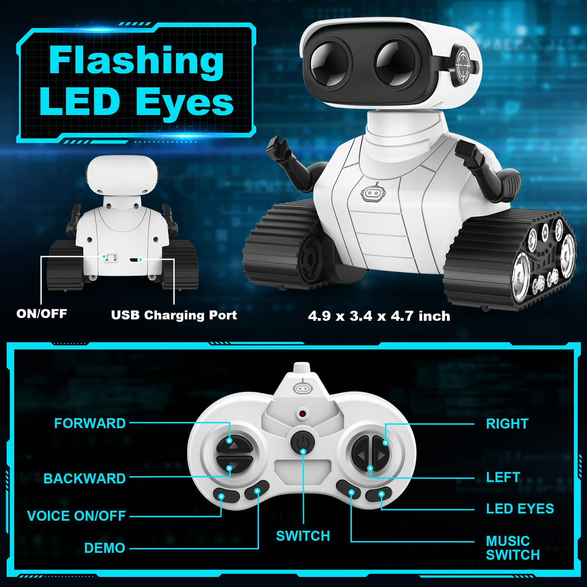 Hamourd robot packaging is gift ready for birthdays and holidays.