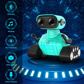 Hamourd robot toy with flexible head and arms for expressive play.