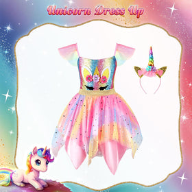 HAMSILY green princess dress with comfortable fit for active play.