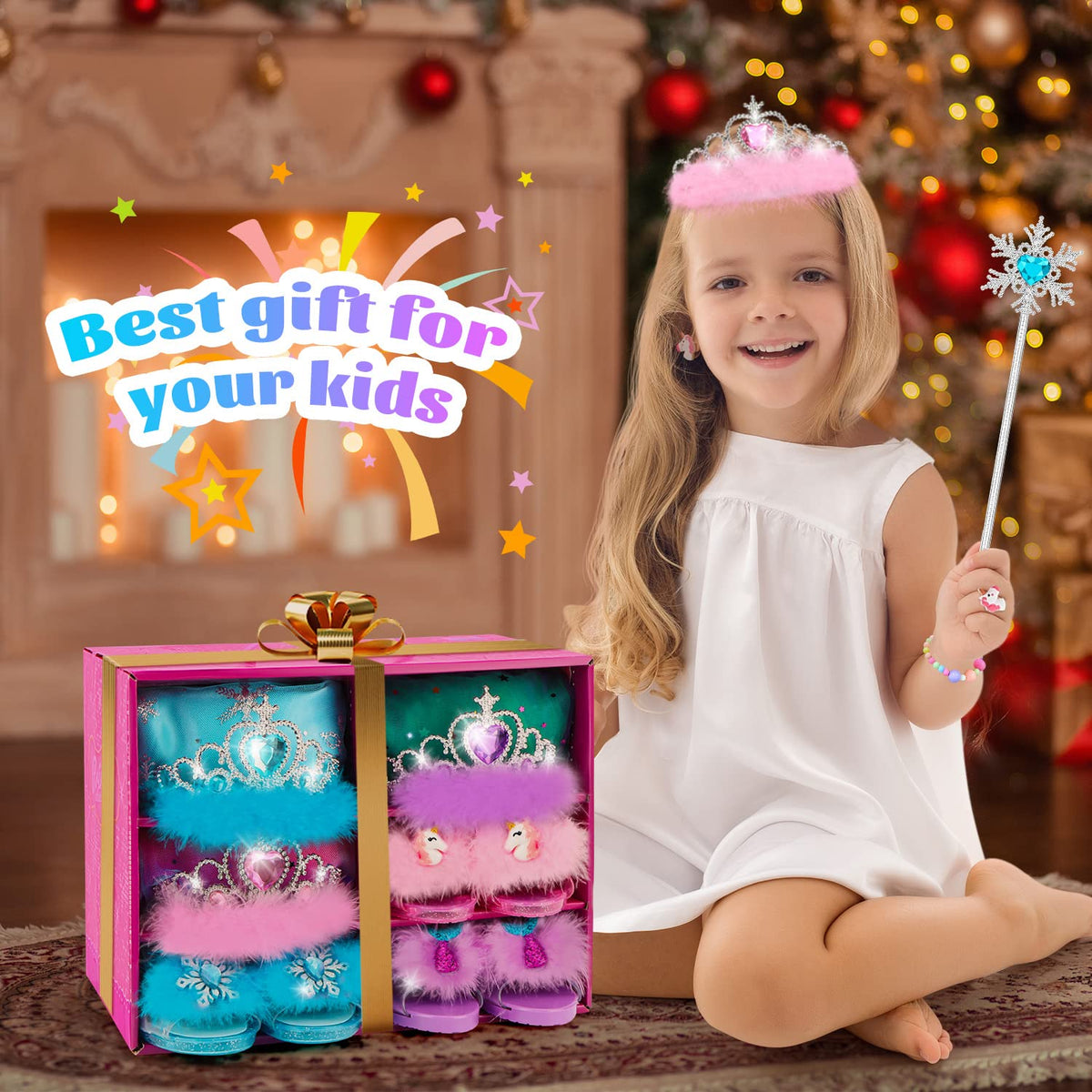 HAMSILY boutique accessories including crowns and wand complete the set.